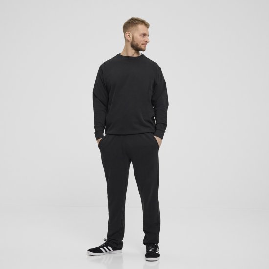 North Latitude Denim Crew Neck Sweatshirt Black TALL - TALL puloveri - 