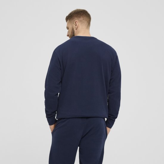North Latitude Denim Crew Neck Sweatshirt Navy Blue TALL - TALL puloveri - 