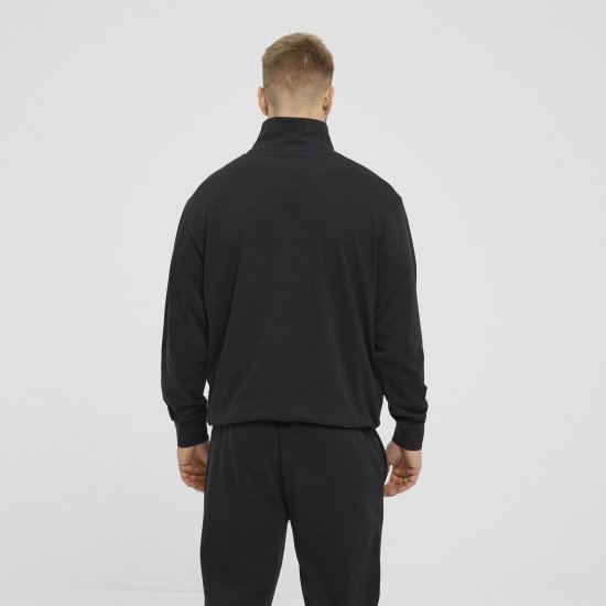 North Latitude Denim Half-Zip Sweatshirt Black TALL - TALL puloveri - 