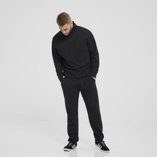 North Latitude Denim Half-Zip Sweatshirt Black TALL - TALL puloveri - 