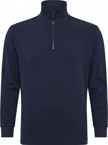 North Latitude Denim Half-Zip Sweatshirt Navy Blue TALL - TALL puloveri - 