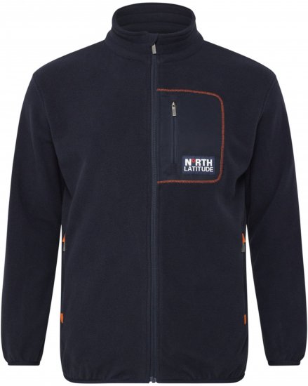 North Latitude 53142 Soft Fleece Jacket Dark Navy - Puloveri & dukserice - Muške Puloveri & dukserice veliki brojevi