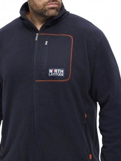 North Latitude 53142 Soft Fleece Jacket Dark Navy - Puloveri & dukserice - Muške Puloveri & dukserice veliki brojevi