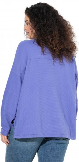 Ulla Popken Inverted Seam Long Sleeve Sweatshirt Lavender - Puloveri & dukserice - 