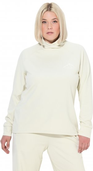 Ulla Popken Antibacterial Sporty Fit Sweatshirt Taupe - Puloveri & dukserice - 