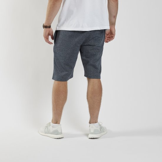 North Latitude Sweatshorts Blue Melange TALL - Sportske hlače & kratke - Muške Trenirke Veliki Brojevi
