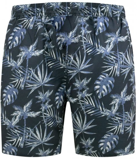 D555 Cleethorpes Hawaii Printed Swimshorts Navy - Kupaće hlače - muške Kupaće hlače veliki brojevi
