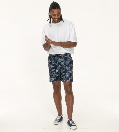 D555 Cleethorpes Hawaii Printed Swimshorts Navy - Kupaće hlače - muške Kupaće hlače veliki brojevi