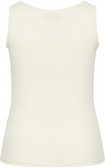 Kaffe Curve Carina Top bez rukava Chalk - Majice - 