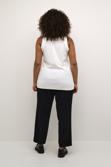 Kaffe Curve Carina Top bez rukava Chalk - Majice - 