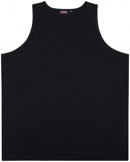 Espionage T017 Plain Sport Singlet Black - Majice Kratkih Rukava - Muške Majice Kratkih Rukava Veliki Brojevi 