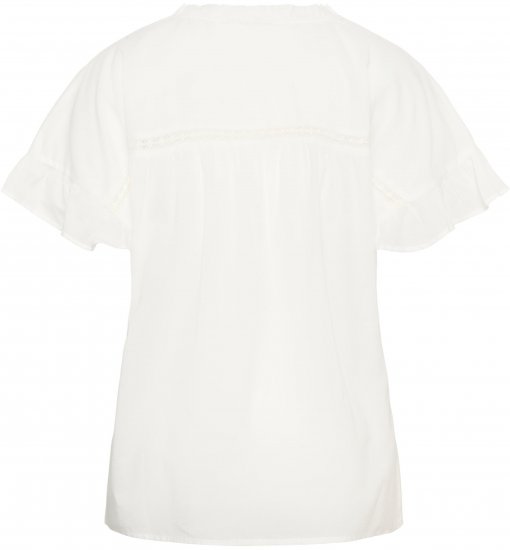 Kaffe Curve Valeria Top Chalk - Topovi - 