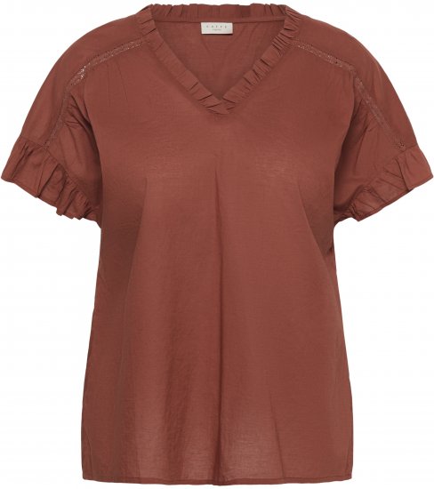 Kaffe Curve Valeria Top Henna Brown - Majice i topovi - 