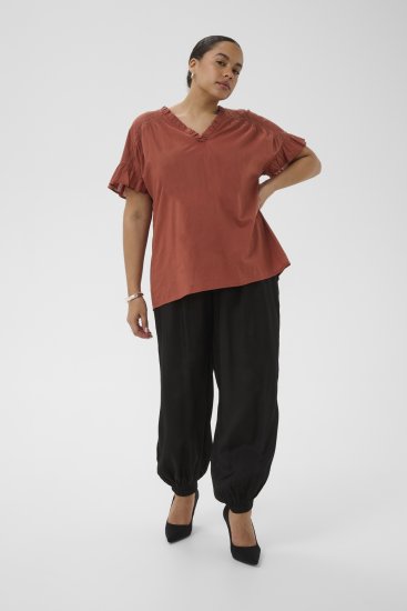 Kaffe Curve Valeria Top Henna Brown - Majice i topovi - 