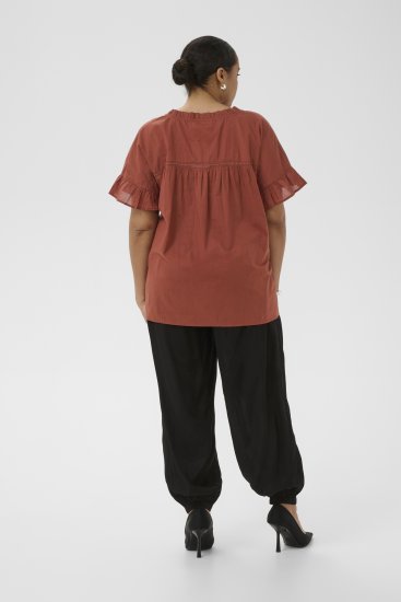 Kaffe Curve Valeria Top Henna Brown - Majice i topovi - 