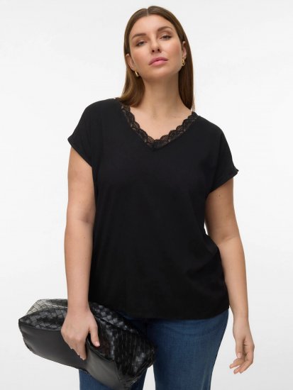Vero Moda Bella Lace Top Black - Topovi - 