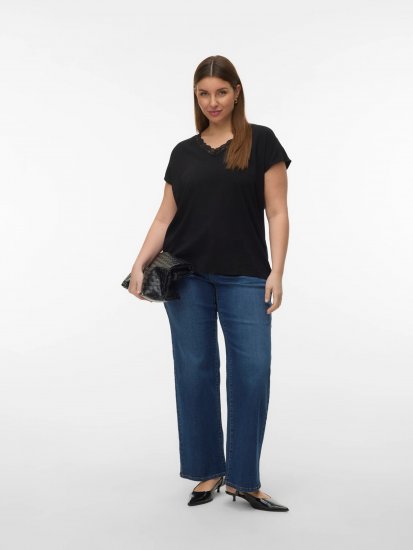 Vero Moda Bella Lace Top Black - Topovi - 
