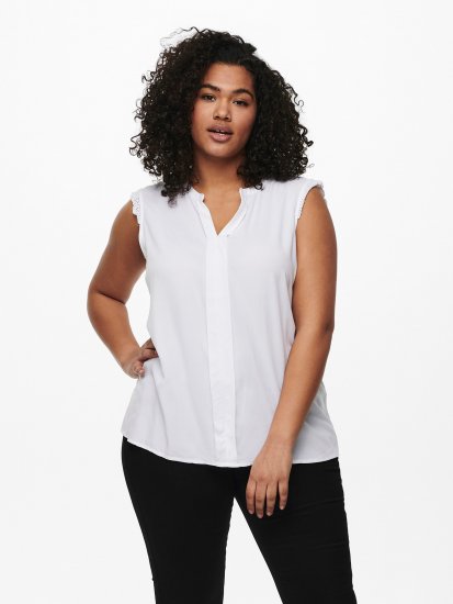 Only Carmakoma Mumi Top White - Topovi - 