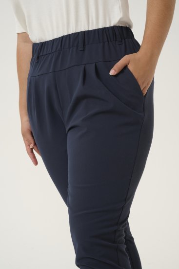 Kaffe Curve Jia Hlače Ponoćno mornarska - Traperice & Hlače u Velikim Veličinama – Plus Size - 