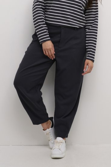 Kaffe Curve Merla Hlače Crna Oyster - Traperice & Hlače u Velikim Veličinama – Plus Size - 