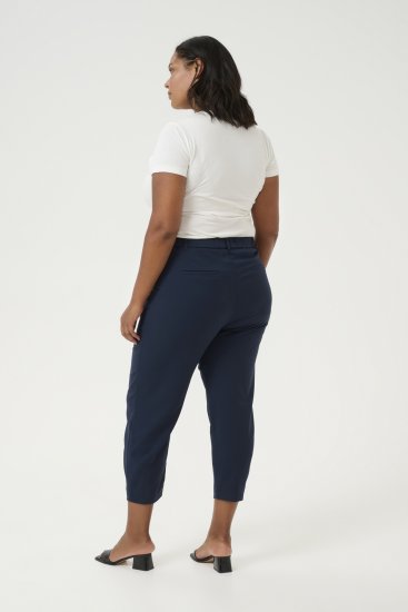 Kaffe Curve Merla Hlače Ponoćno mornarska - Traperice & Hlače u Velikim Veličinama – Plus Size - 