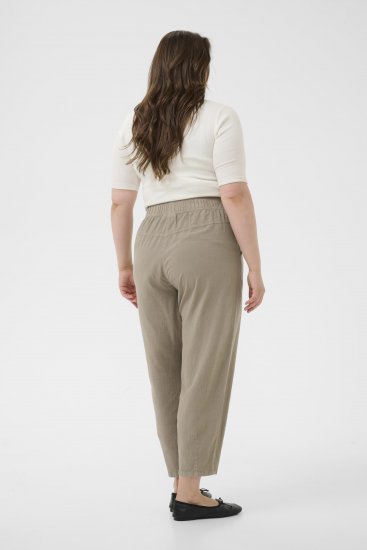Kaffe Curve Nana Barrel Pants Brindle - Hlače od tkanine - 