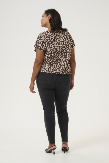 Kaffe Curve Sonna Stanley Top Leopard uzorak - Majice - 