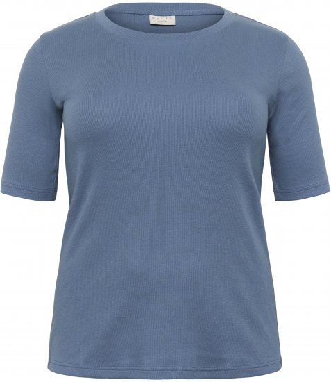 Kaffe Curve Carina T-Shirt Blue - Majice - 