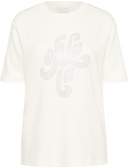 Kaffe Curve Rosa T-Shirt Chalk - Majice - 