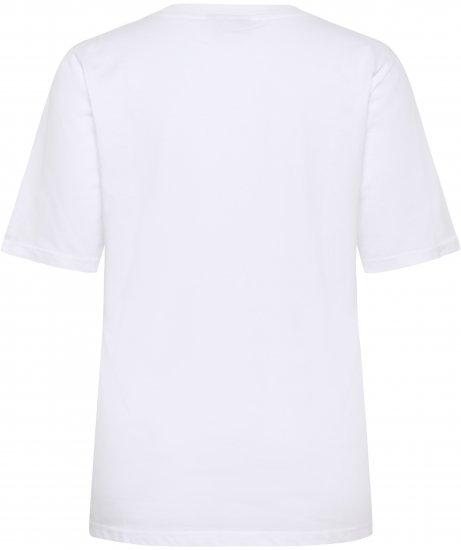 Kaffe Curve Chari T-Shirt Optical White - Majice - 