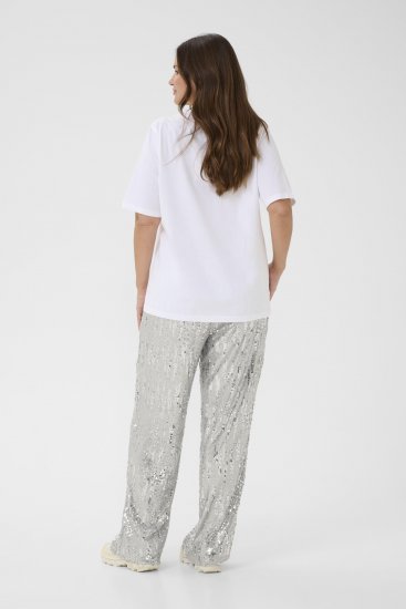 Kaffe Curve Chari T-Shirt Optical White - Majice - 