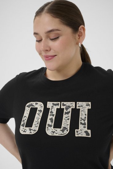 Kaffe Curve Lucie T-Shirt Black - Majice - 