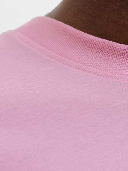 Jack & Jones Brandon T-Shirt Pink - Majice Kratkih Rukava - Muške Majice Kratkih Rukava Veliki Brojevi 