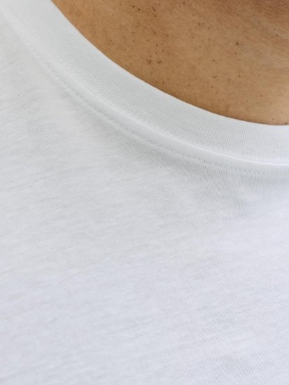 Jack & Jones Archive Majica Bijela - Majice Kratkih Rukava - Muške Majice Kratkih Rukava Veliki Brojevi 