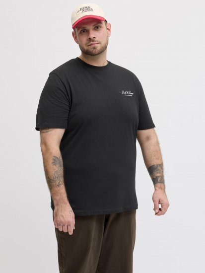 Jack & Jones Archive Majica Crna - Majice Kratkih Rukava - Muške Majice Kratkih Rukava Veliki Brojevi 