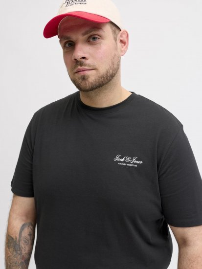 Jack & Jones Archive Majica Crna - Majice Kratkih Rukava - Muške Majice Kratkih Rukava Veliki Brojevi 