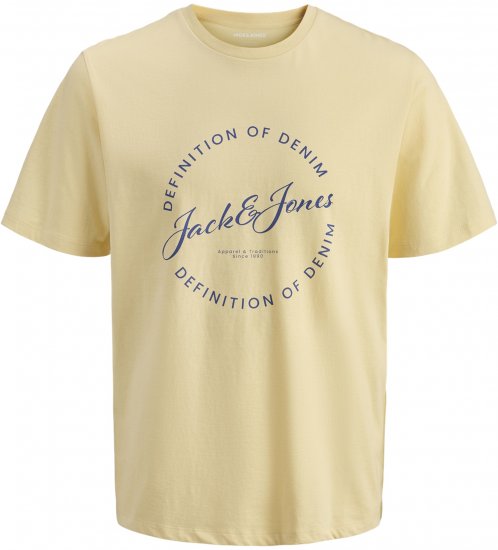 Jack & Jones Grayson Majica Žuta - Majice Kratkih Rukava - Muške Majice Kratkih Rukava Veliki Brojevi 