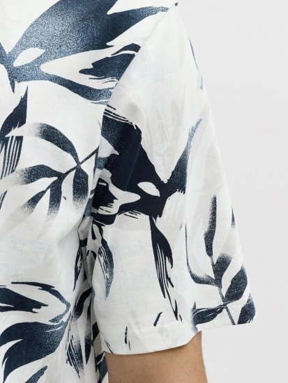 Jack & Jones Honolulu T-Shirt White - Majice Kratkih Rukava - Muške Majice Kratkih Rukava Veliki Brojevi 
