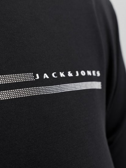 Jack & Jones Cofusion T-Shirt Black - Majice Kratkih Rukava - Muške Majice Kratkih Rukava Veliki Brojevi 