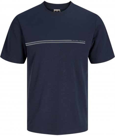Jack & Jones Cofusion T-Shirt Navy - Majice Kratkih Rukava - Muške Majice Kratkih Rukava Veliki Brojevi 