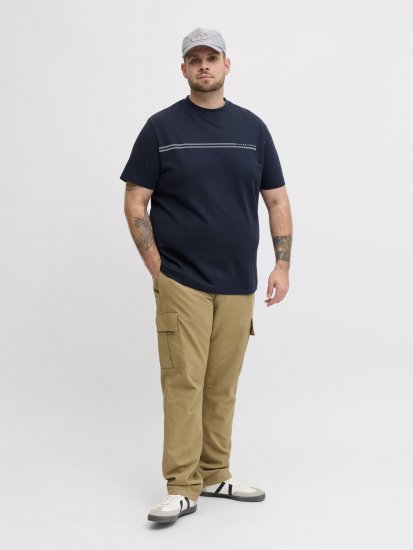Jack & Jones Cofusion T-Shirt Navy - Majice Kratkih Rukava - Muške Majice Kratkih Rukava Veliki Brojevi 