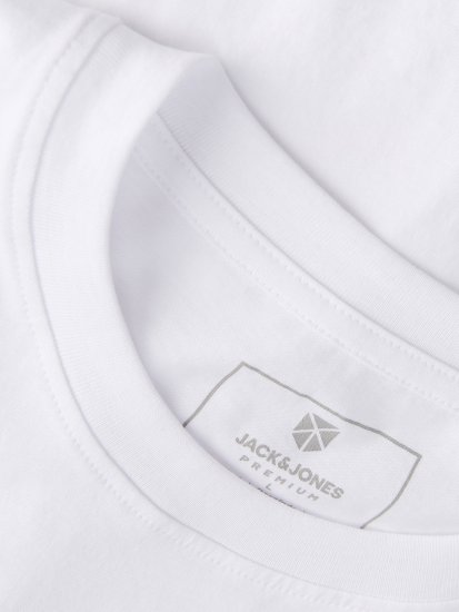 Jack & Jones Blaneo Short Sleeve T-Shirt White - Majice Kratkih Rukava - Muške Majice Kratkih Rukava Veliki Brojevi 