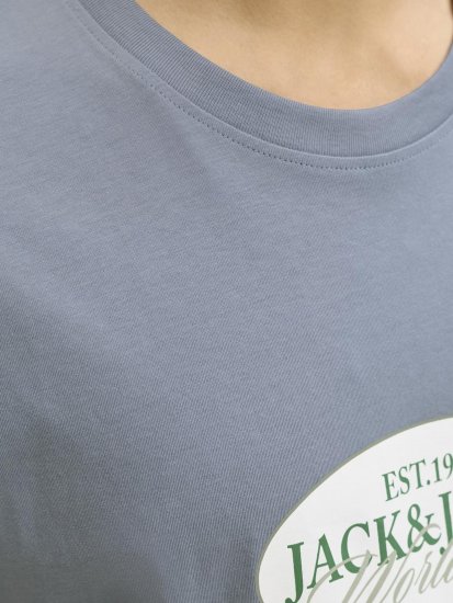 Jack & Jones Catskills Worldwide Majica Plava - Majice Kratkih Rukava - Muške Majice Kratkih Rukava Veliki Brojevi 