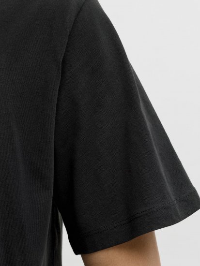 Jack & Jones Catskills Worldwide Majica Crna - Majice Kratkih Rukava - Muške Majice Kratkih Rukava Veliki Brojevi 