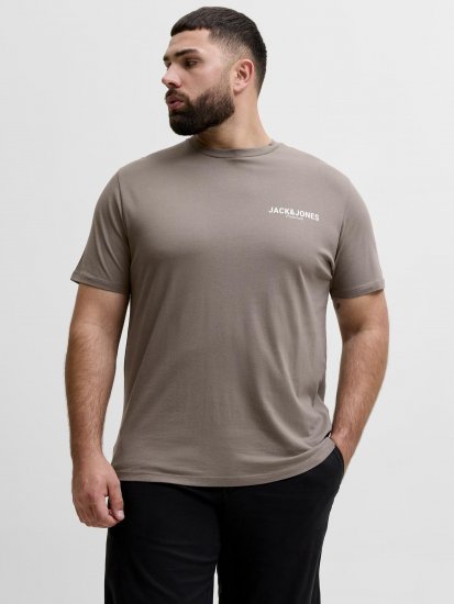 Jack & Jones Oscar T-Shirt Grey - Majice kratkih rukava s printom - 