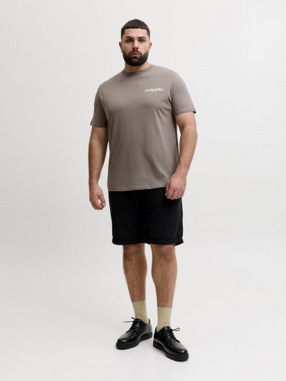 Jack & Jones Oscar T-Shirt Grey - Majice kratkih rukava s printom - 