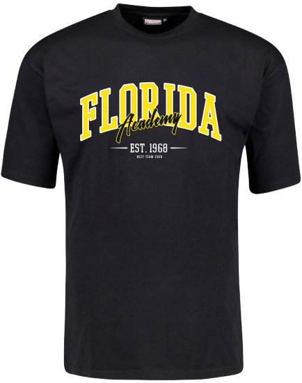 Adamo Florida Comfort Fit T-Shirt Black - Majice kratkih rukava s printom - 