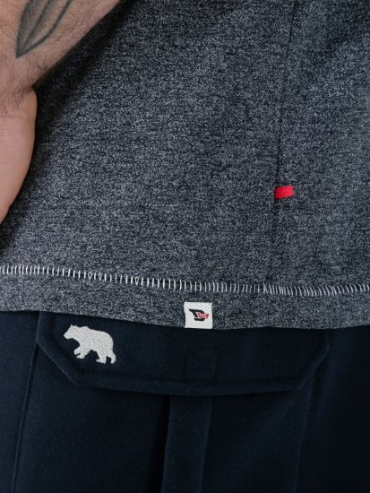 D555 Moyles Newport Beach Woody Car Printed T-Shirt Navy Twist - Majice kratkih rukava s printom - 