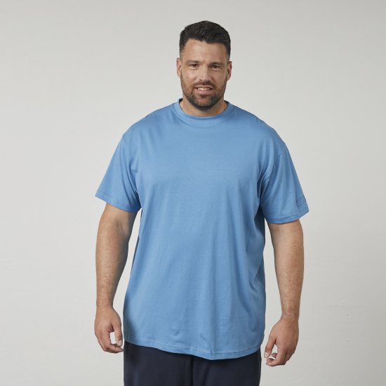 North Latitude 61010 US Majica Srednje Plava - Majice Kratkih Rukava - Muške Majice Kratkih Rukava Veliki Brojevi 