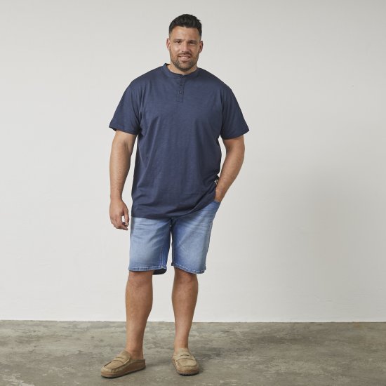 North Latitude 61126 Granddad Majica Mornarsko Plava - Majice Kratkih Rukava - Muške Majice Kratkih Rukava Veliki Brojevi 